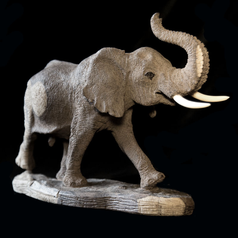 Small Elephant with stand